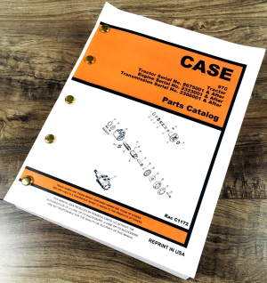 Case 970 Tractor Parts Manual Assembly Catalog Exploded Views 8675001-After