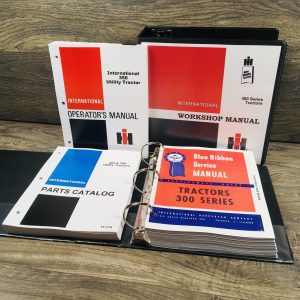 International 350 Utility Tractor Service Parts Operators Manual Set Repair Shop