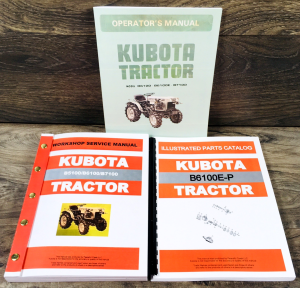 Kubota B6100E B6100 2wd Tractor Service Manual Parts Operators Repair Workshop