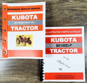Kubota B5100D B5100 Tractor Service Manual Parts Set Repair Workshop Assembly