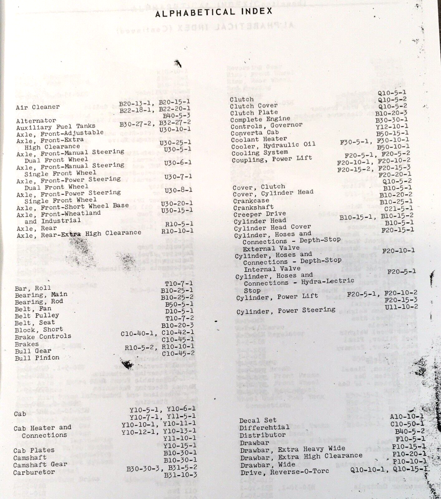 Minneapolis Moline G550 Tractor Parts Manual Catalog Book Assembly Schematics - Image 2