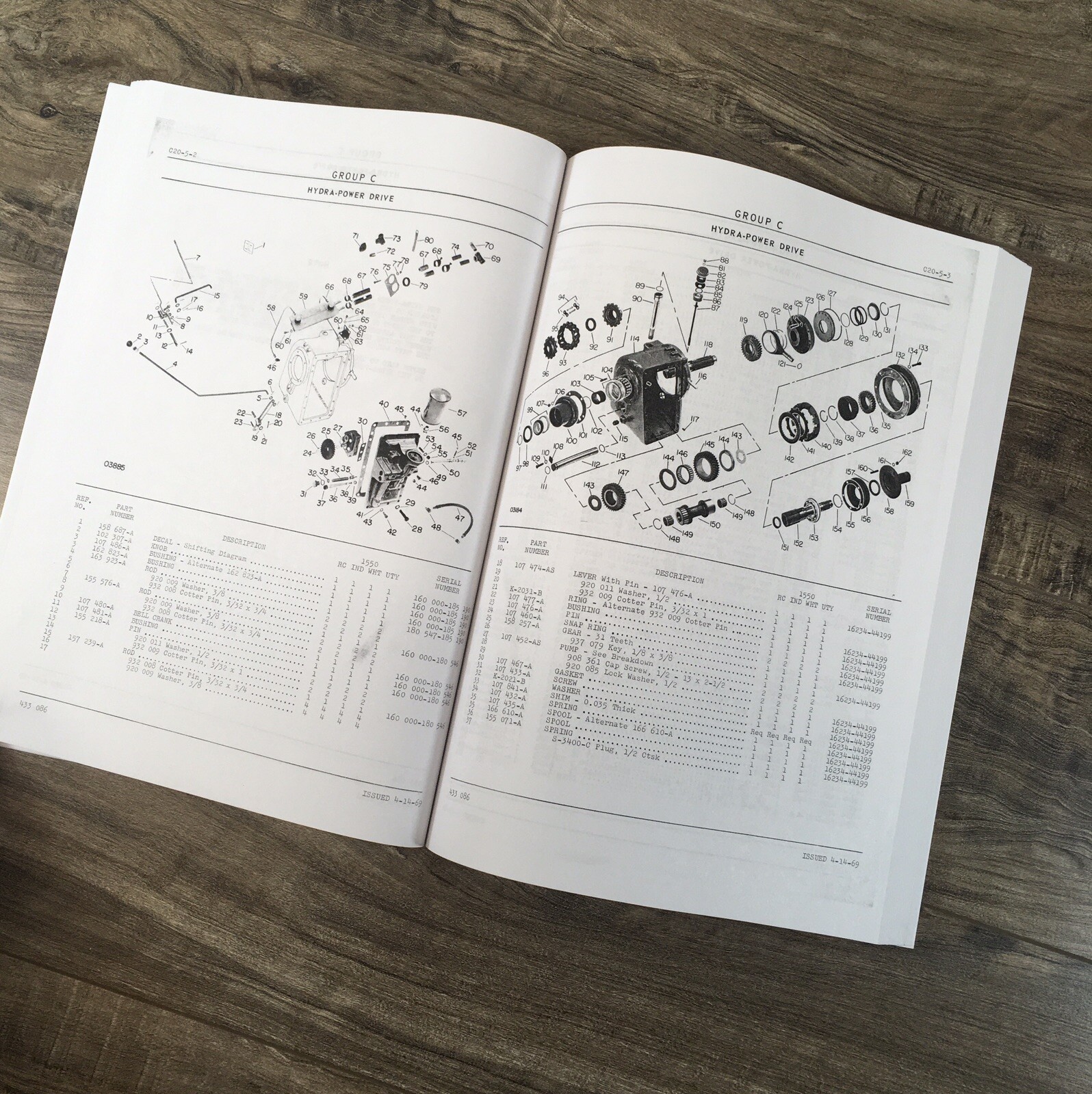Minneapolis Moline G550 Tractor Parts Manual Catalog Book Assembly Schematics - Image 7