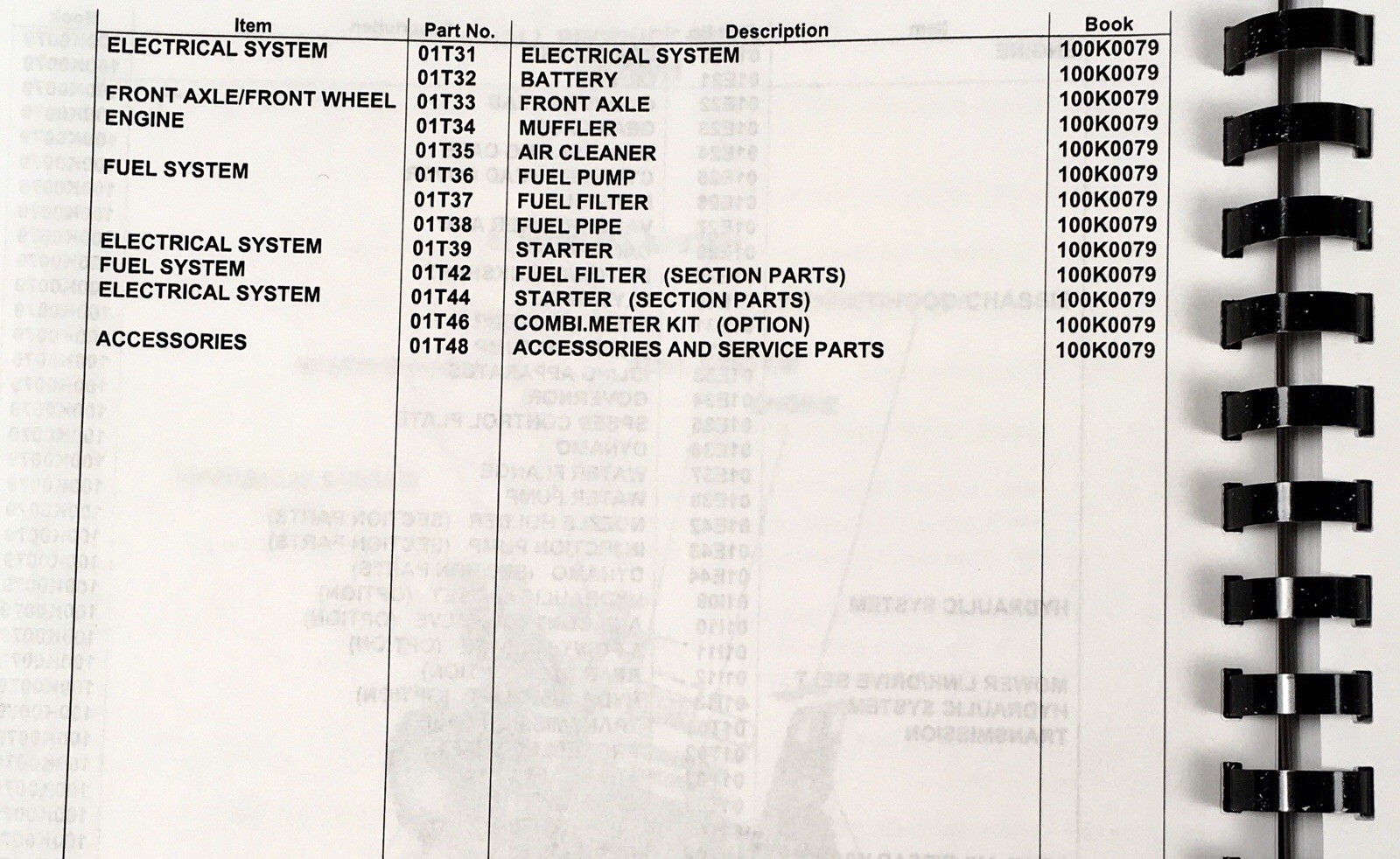 Kubota G6200H Lawn and Garden Tractor Service Manual Parts Catalog Repair Book - Image 4