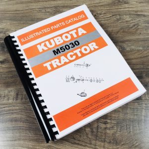 Kubota M5030 Tractor Parts Manual Catalog Book Assembly Schematics Exploded