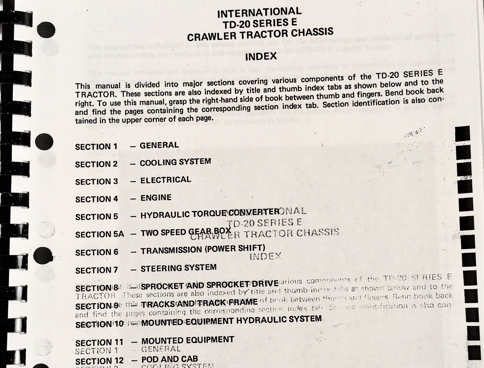 International TD-20E Crawler Tractor Pay Dozer Service Manual Set Repair Shop - Image 2