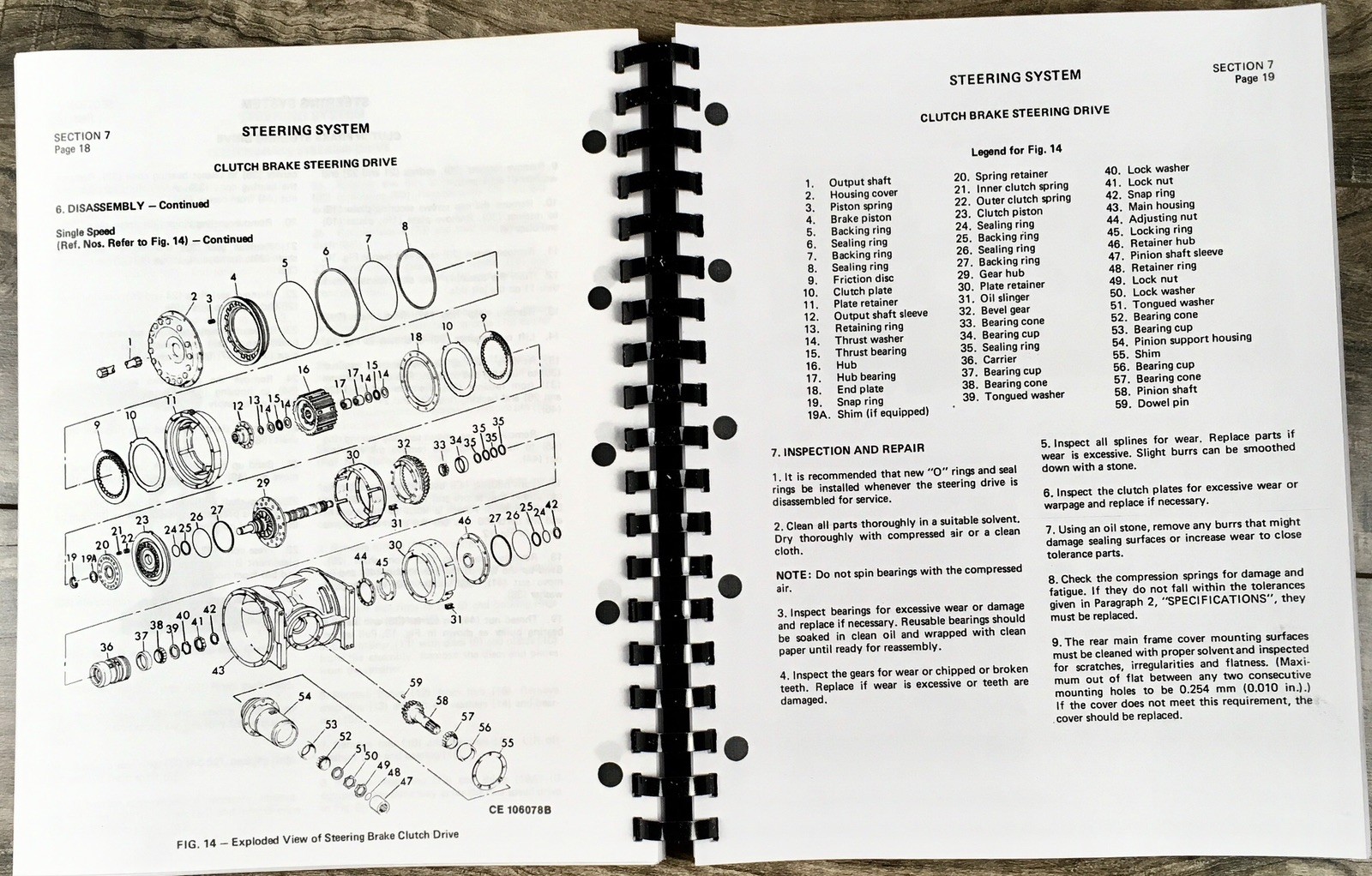 International TD-20E Crawler Tractor Pay Dozer Service Manual Set Repair Shop - Image 10