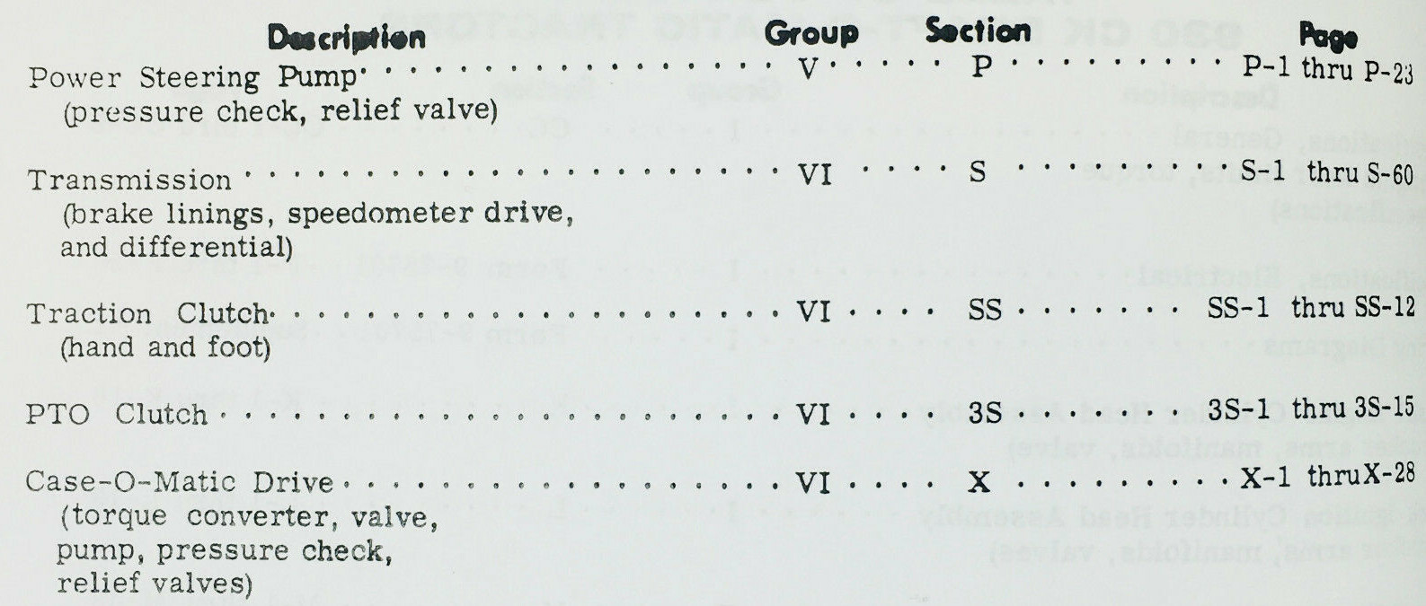 Service Parts Manual Set for Case 830 831 832 833 DraftOMatic Tractor 8253501-Up - Image 3