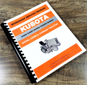 Workshop Service Manual for Kubota G3200 G4200 Lawn Garden Tractor Repair Shop