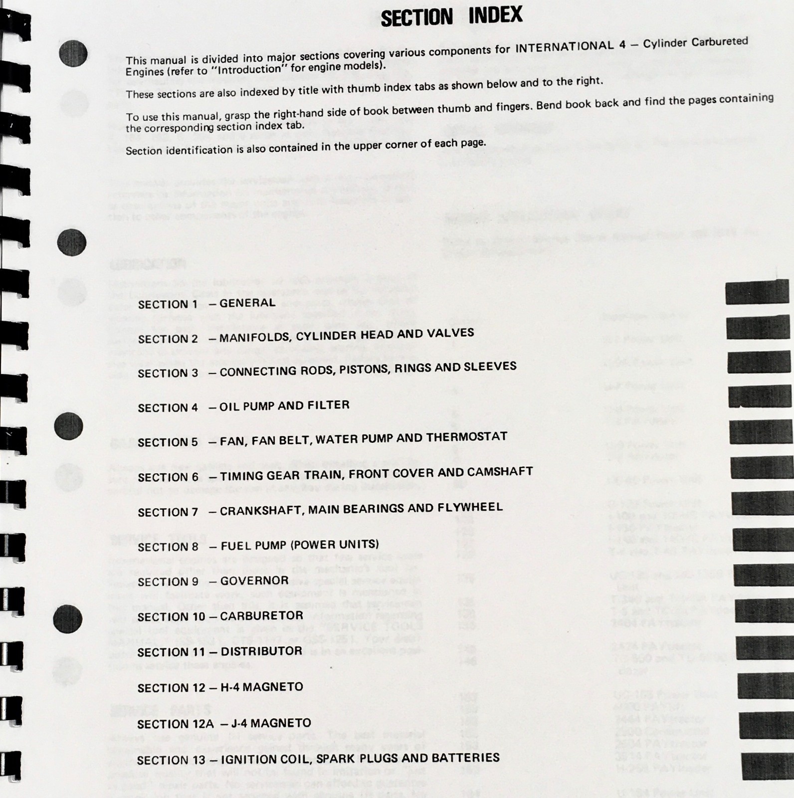 International T-6 Series 62 Crawler Tractor Service Parts Operators Manual Set - Image 2