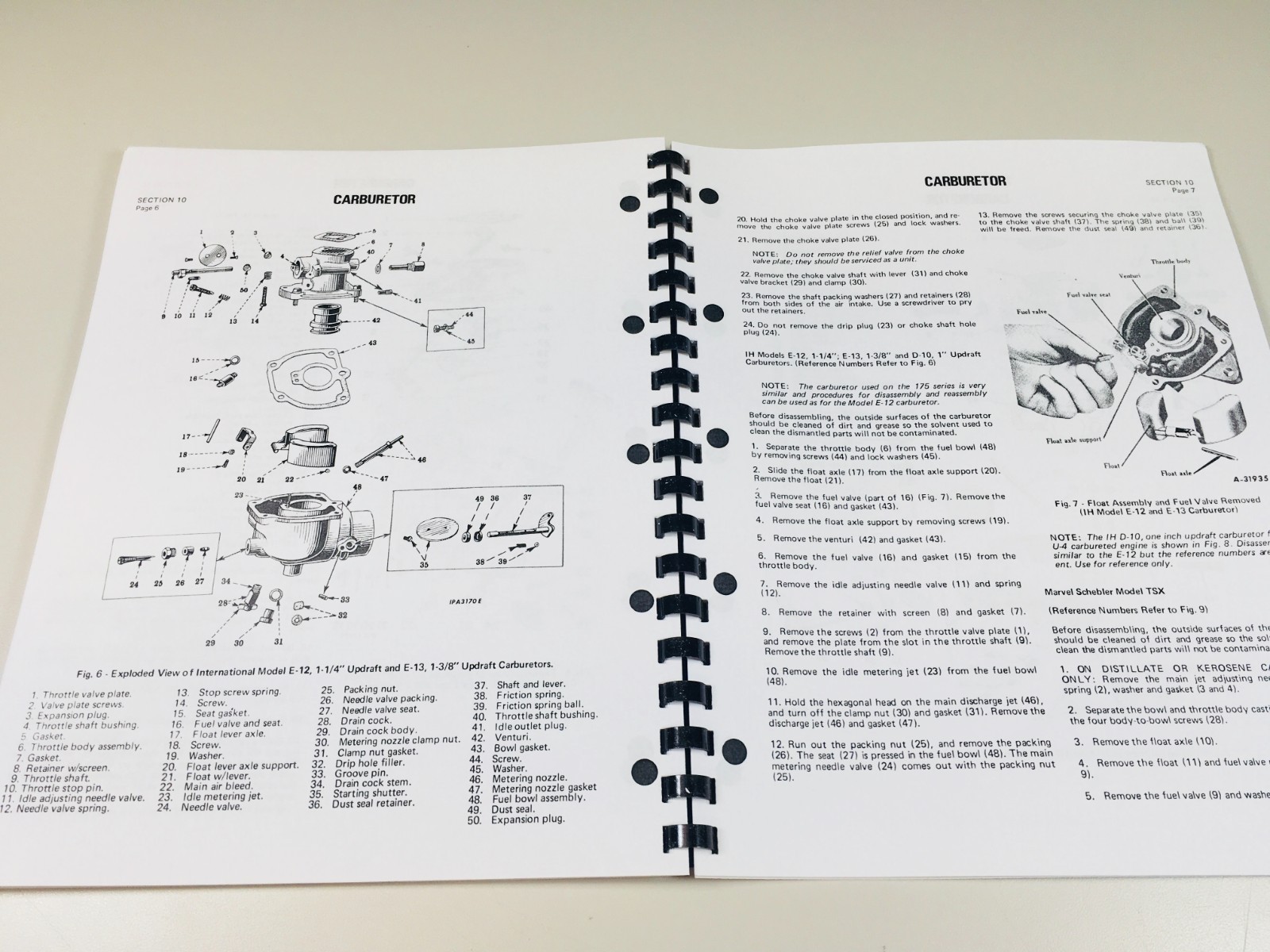 International T-6 Series 62 Crawler Tractor Service Parts Operators Manual Set - Image 9