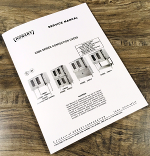 Hobart Model CN934 CN95 CN951 CN952 Convection Oven Service Manual Repair Book