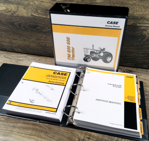 Service Parts Manual Set Case 730 731 732 733 734 DraftOMatic Tractor 8253501-Up