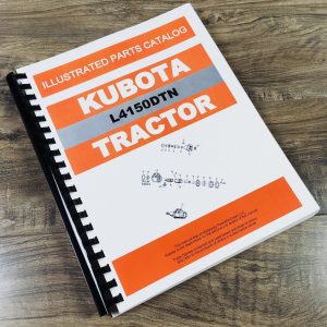Kubota L4150DT-N  L4150 4wd Tractor Parts Assembly Manual Catalog Exploded Views