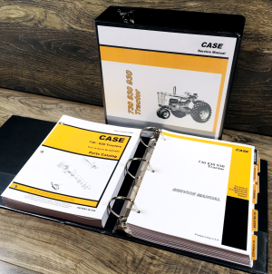 Case 833 843 734 744 Tractor Service Manual Parts Repair Shop Prior to 8253500