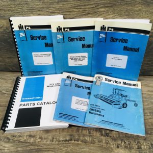 International 275 375 Windrower Service Parts Manual Set Repair Shop Catalog