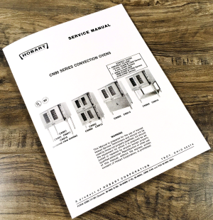 Hobart Model CN93 CN95 CN901 CN902 CN903 CN904 Convection Oven Service Manual