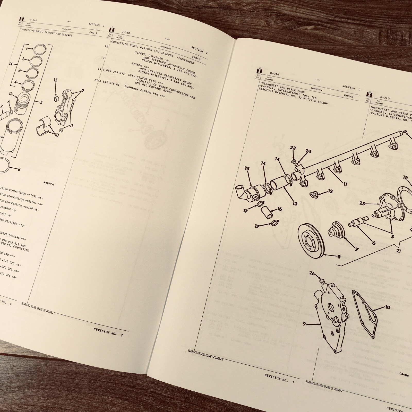 Farmall International 686 86 Hydro Tractor Parts Operators Manual Set D-310 - Image 15