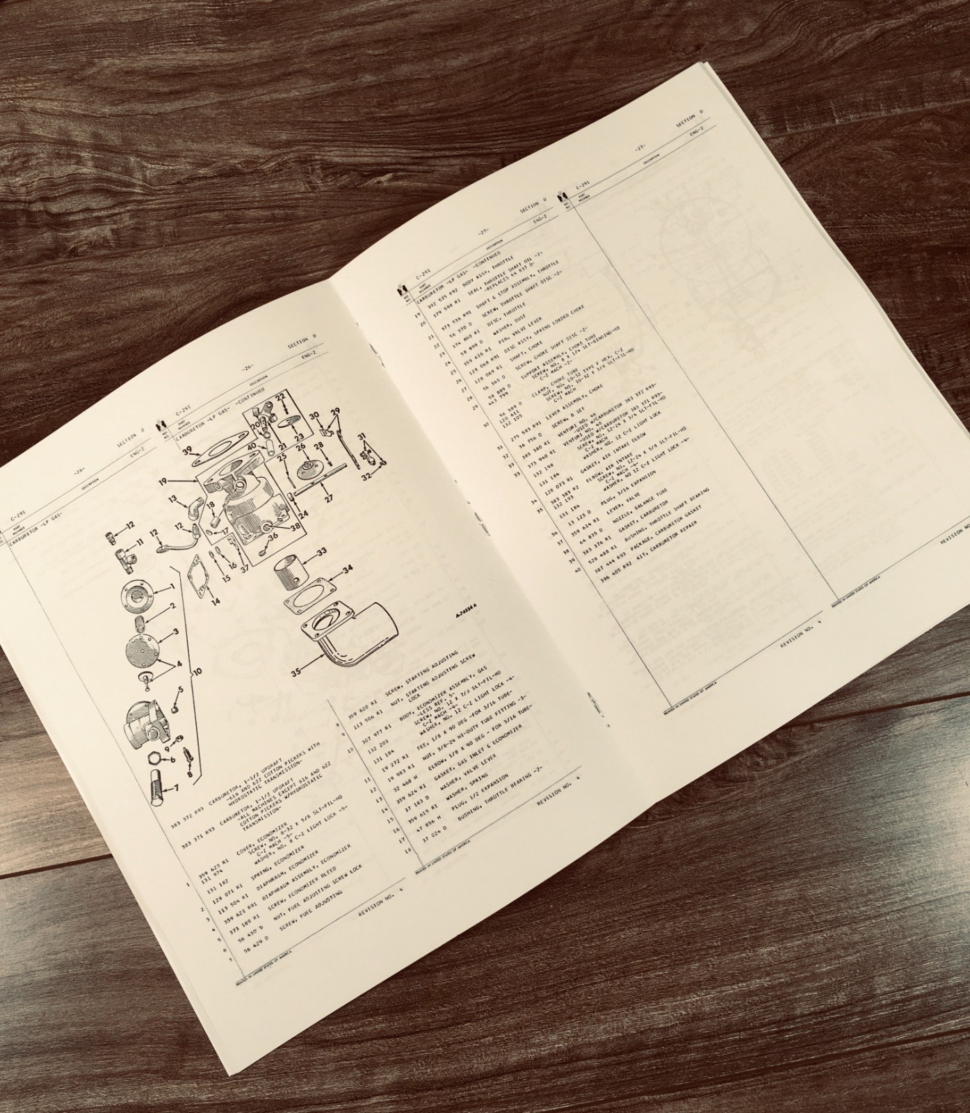International 70 Hydro Tractor Parts Catalog Operators Manual Owners Set C-291 - Image 11
