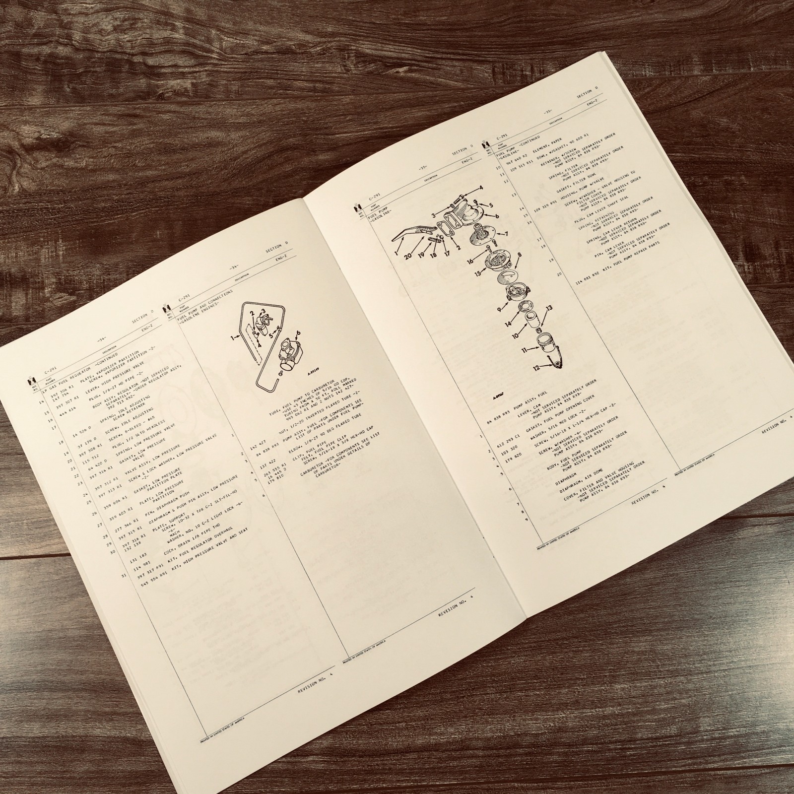 International 70 Hydro Tractor Parts Catalog Operators Manual Owners Set C-291 - Image 12