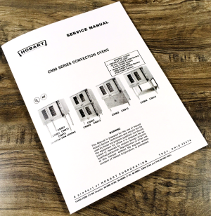 Hobart Model CN90 CN951 CN901 CN911 CN915 Convection Oven Service Manual