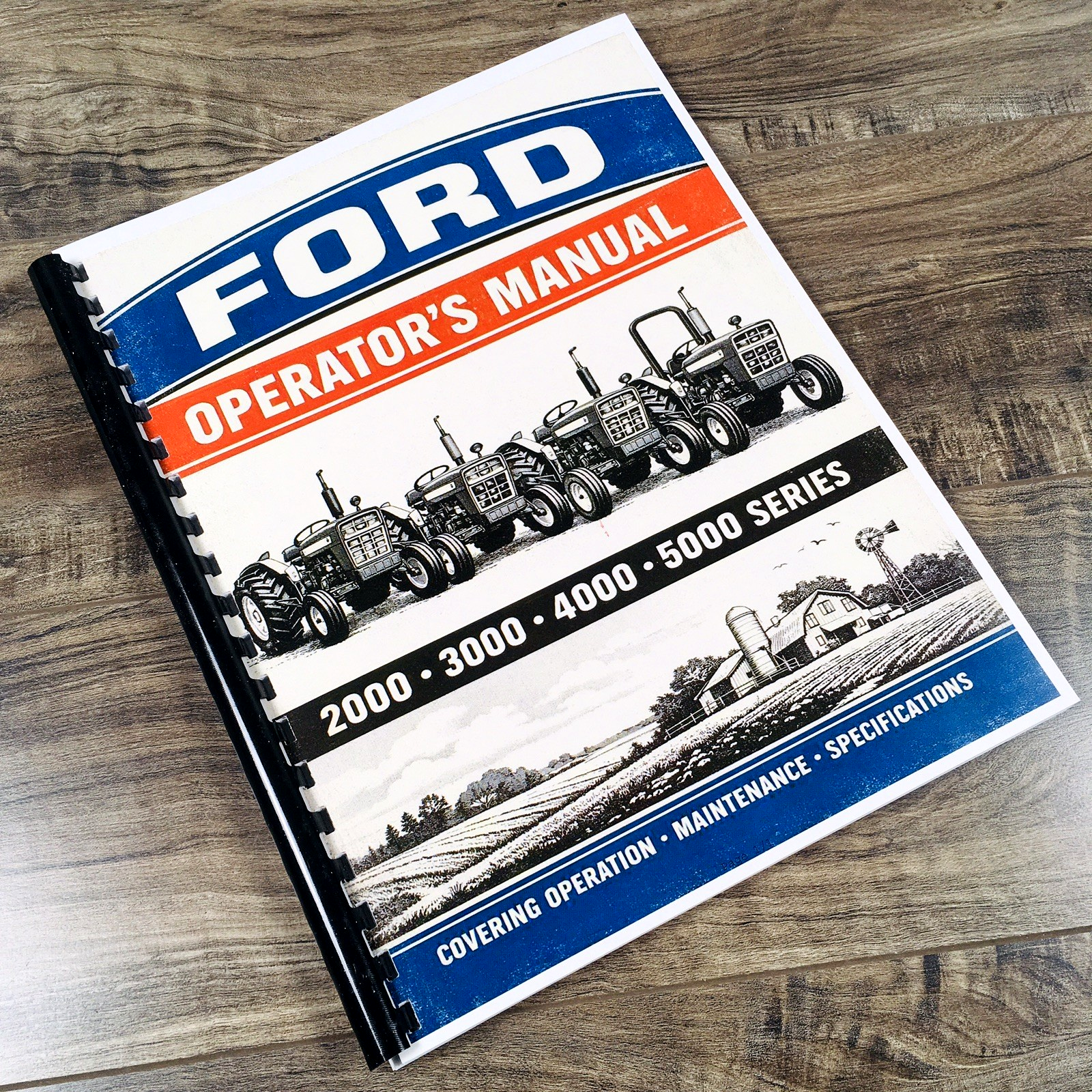 Operators Manual for Ford 2000 3000 4000 5000 Tractor Owners Book Maintenance