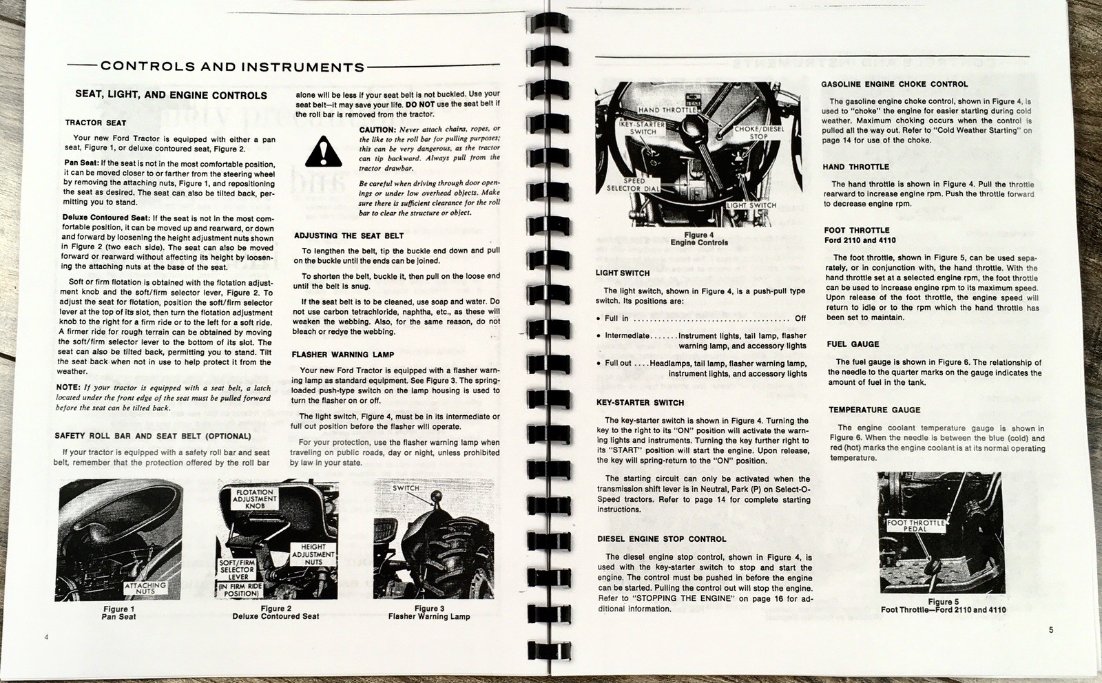 Operators Manual for Ford 2000 3000 4000 5000 Tractor Owners Book Maintenance - Image 3