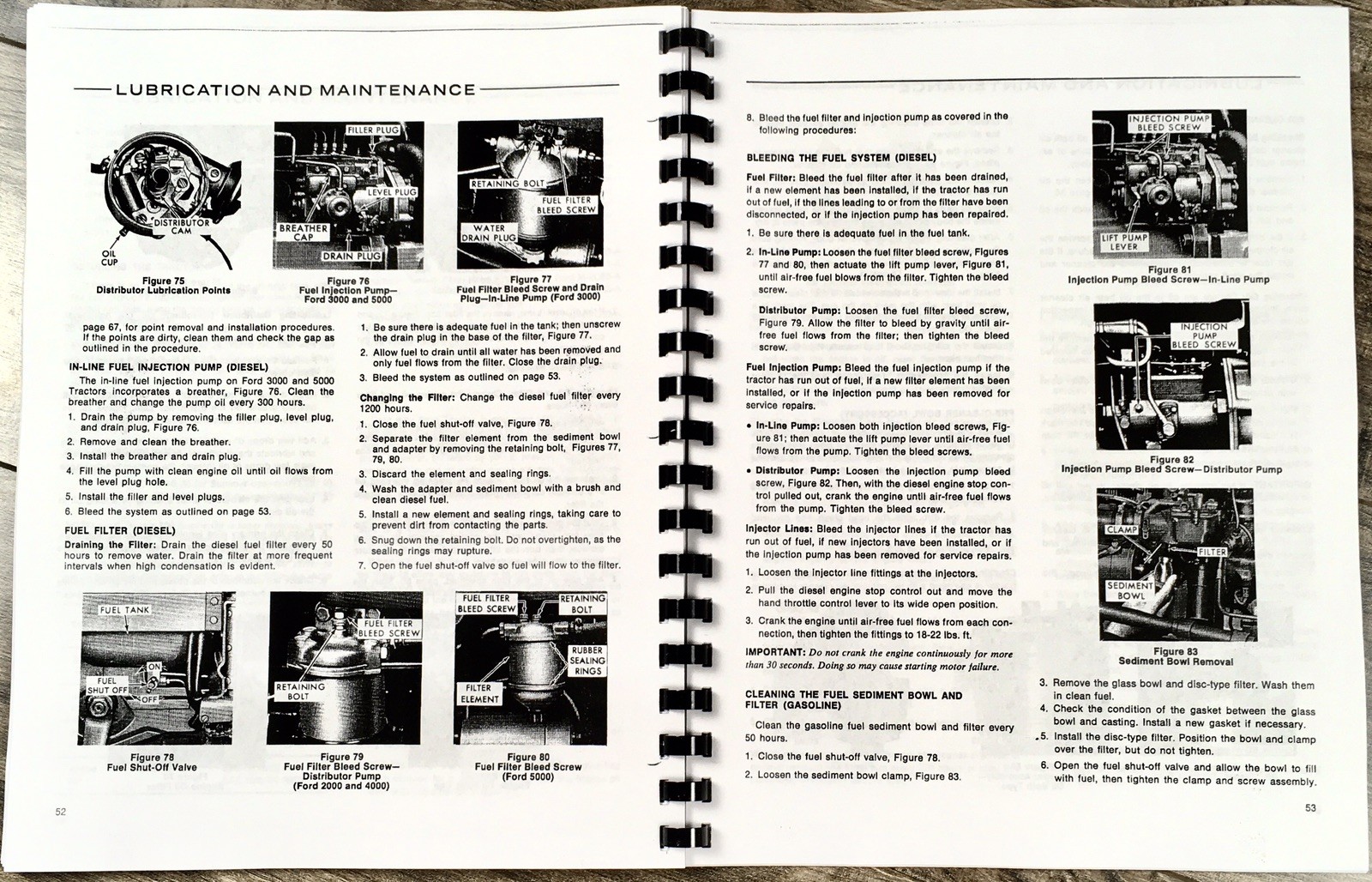 Operators Manual for Ford 2000 3000 4000 5000 Tractor Owners Book Maintenance - Image 5