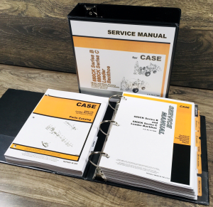 Case 680C Loader Backhoe Service Manual Parts Catalog Set 9105879-9111009 Repair