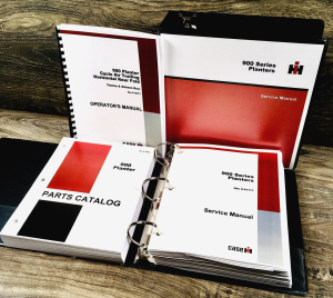 Case IH 900 Cyclo Air Trailin Planter Service Parts Operator Manual Set 12 16 Rw
