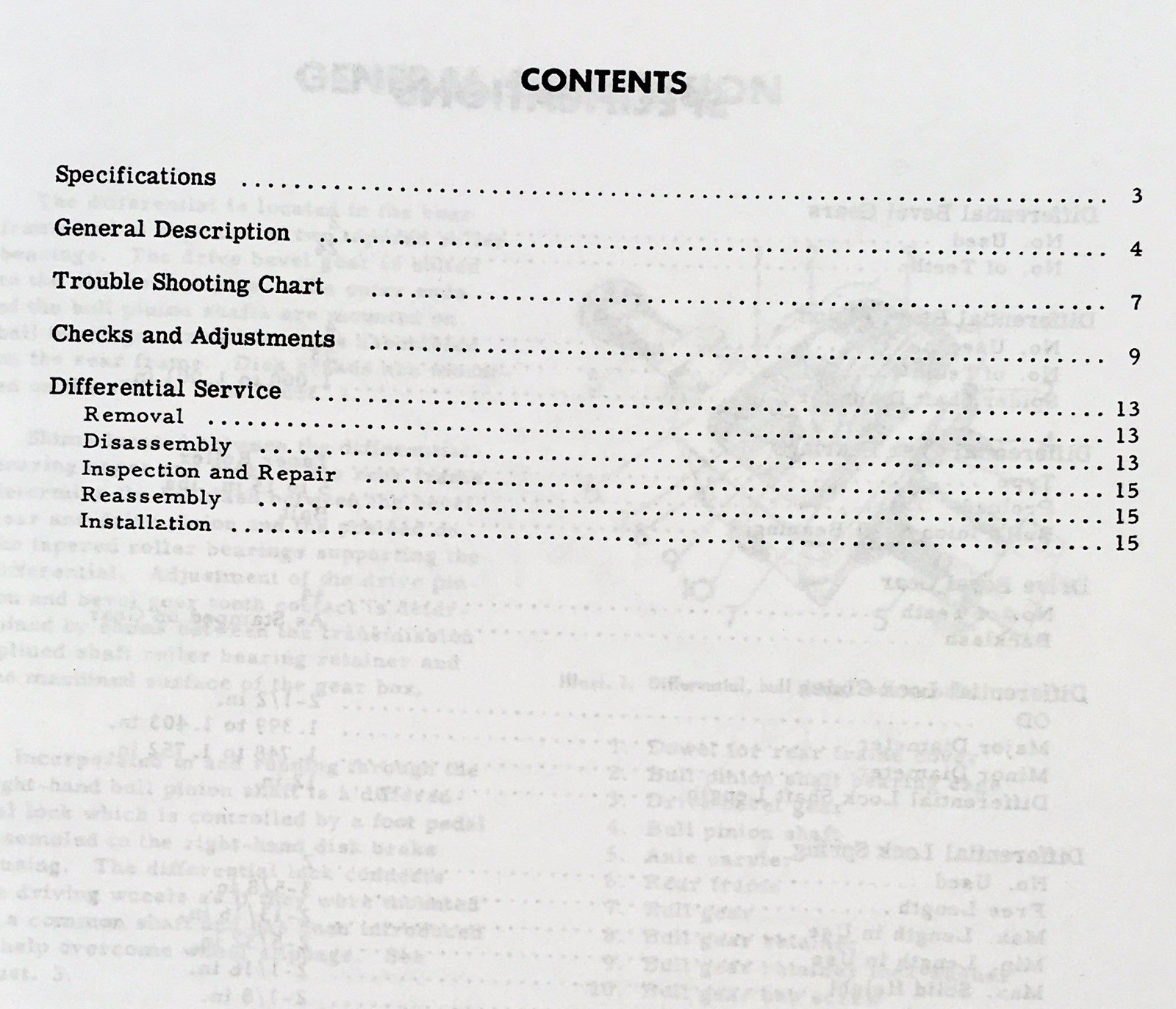 International Differential Service Manual For B-275 Tractor Repair Book GSS-1240 - Image 2