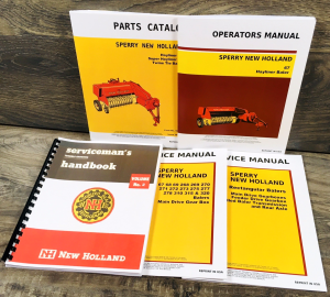 New Holland 67 Baler Service Manual Parts Catalog Operators Set Repair Shop Book