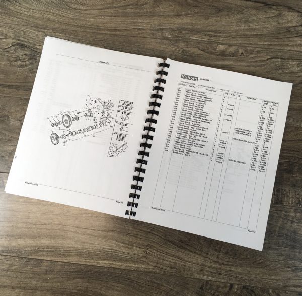 Kubota L345DT Tractor Service Manual Parts Catalog Operators Repair Workshop - Image 21