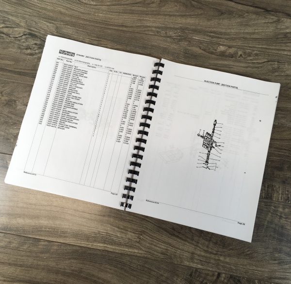 Kubota L345DT Tractor Service Manual Parts Catalog Operators Repair Workshop - Image 23