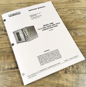 Hobart Model CN86 Half Size Cook and Hold Convection Oven Service Manual ML43729