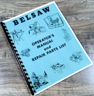Foley Belsaw M M-14 M-14D M-20 M-24 Sawmill Operators Manual Parts Catalog