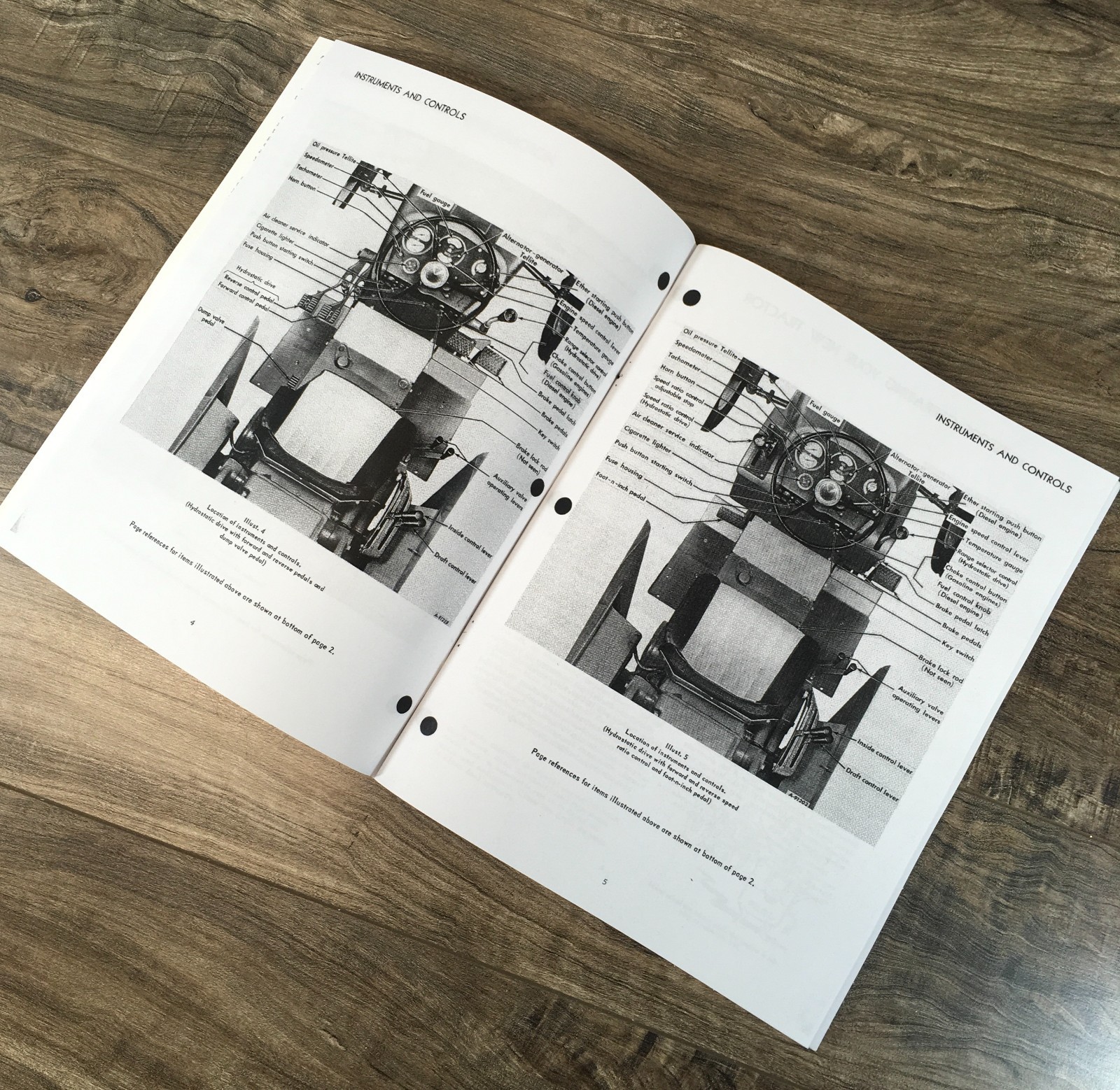 International 2544 Industrial Tractor Service Parts Operators Manual Set Repair - Image 8