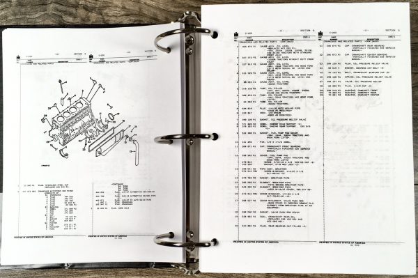 International 2544 Industrial Tractor Service Parts Operators Manual Set Repair - Image 23