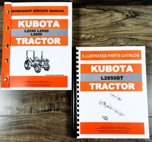 Kubota L2850 4wd L2850DT Tractor Workshop Service Manual Parts Catalog Repair