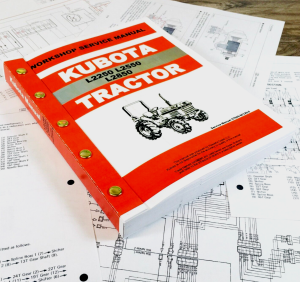Kubota L2250F L2550F L2850F Tractor Service Repair Manual Shop Overhaul Color