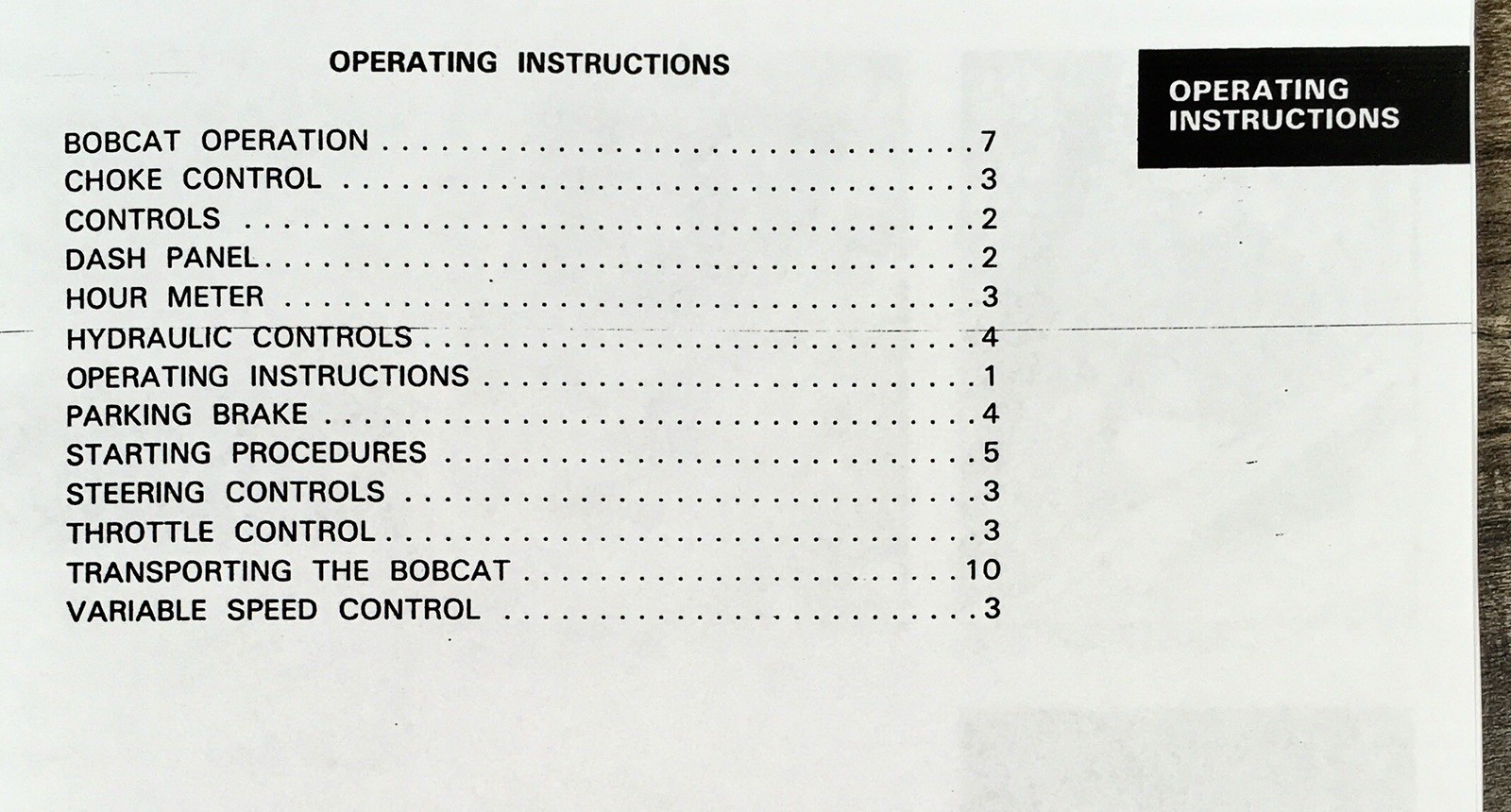 Bobcat 610 Skid Steer Loader Operators Manual Owners Book Maintenance Adjustment - Image 3
