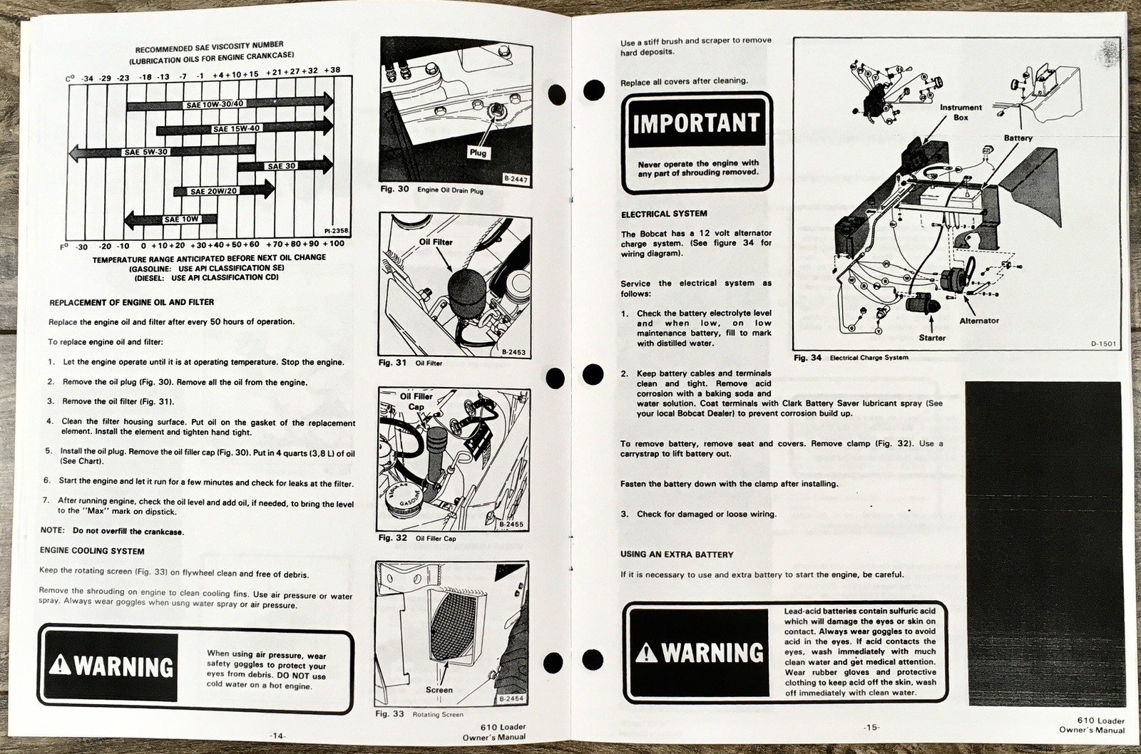 Bobcat 610 Skid Steer Loader Operators Manual Owners Book Maintenance Adjustment - Image 5