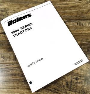 Bolens 3000 Series 3011G 3212G 3118G Tractor Service Manual Repair Shop Book