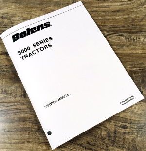 Bolens 3012G 3016G 3018G 3112G 3114G 3211G 3212G Tractor Service Repair Manual
