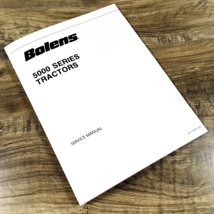 Bolens 5000 Series 5017 5018 5019 5020 Tractor Service Manual Repair Workshop