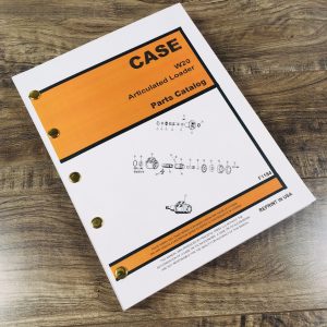 Case W20 Wheel Loader Parts Manual Catalog Book Assembly Schematic Views