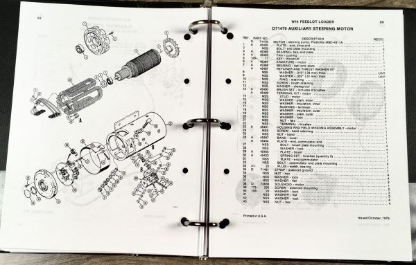 Case W14 FL Feedlot Wheel Loader Service Repair Manual Parts Set SN 9119672- - Image 24