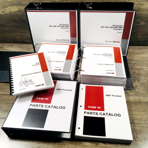 Case IH 685 Tractor Service Parts Operators Manual Set Catalog Repair Shop Book