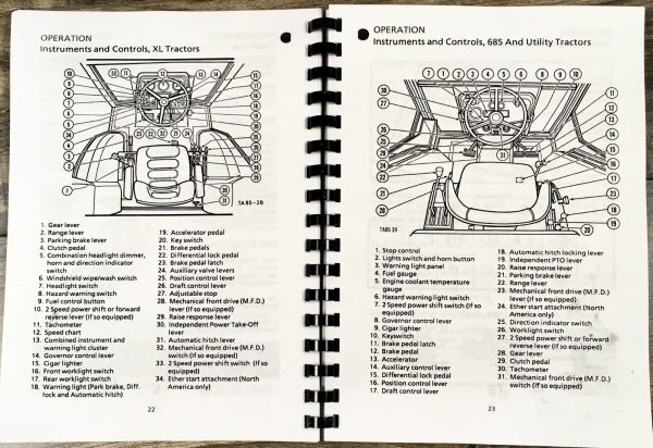 Case IH 685 Tractor Service Parts Operators Manual Set Catalog Repair Shop Book - Image 21