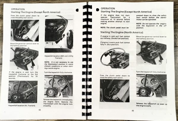 Case IH 685 Tractor Service Parts Operators Manual Set Catalog Repair Shop Book - Image 22