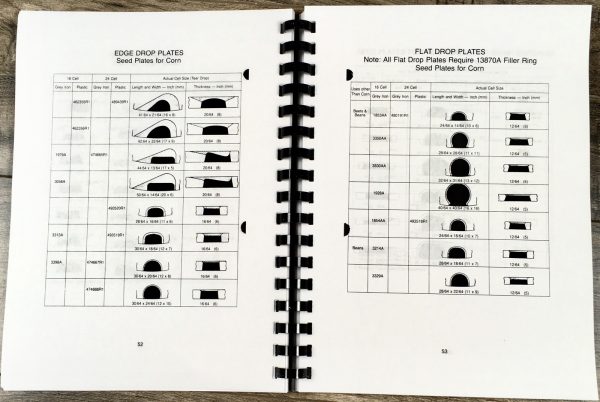 Case IH 900 Plate Type Trailing Planter Service Parts Operator Manual Set 4-8 Rw - Image 22